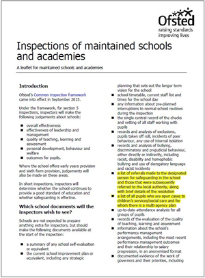 Ofsted - Inspections of maintained schools and academies leaflet-May 2018.pdf